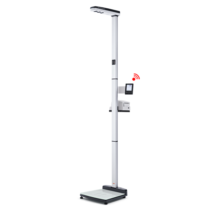 SECA 286 EMR-validated Ultrasonic Measuring Station with Voice Guidance