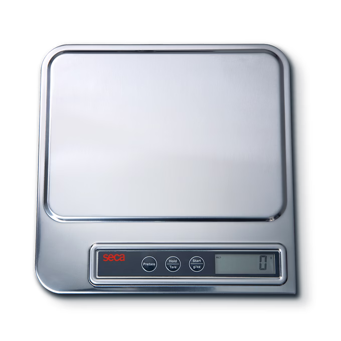 SECA 856 Digital Organ and Diaper Scale with Stainless Steel Cover